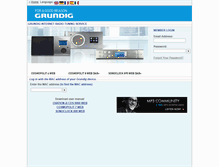 Tablet Screenshot of grundig.radiosetup.com